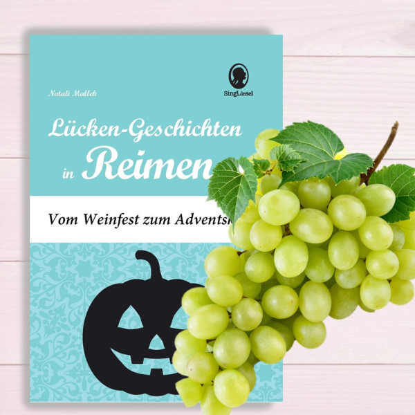 Cover des im Blogbeitrag „Feierfreudiger Oktober“ vorgestellten Artikels mit dem Titel: Vom Weinfest zum Adventskranz - Lückengeschichten in Reimen
