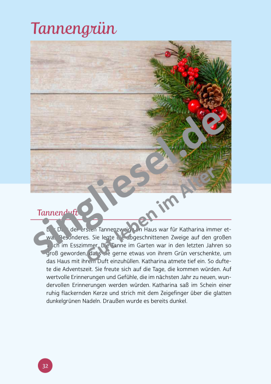 Beispielseiten aus der PDF Kurzaktivierungen im Winter für Senioren mit Demenz - kreative Ideen zum Thema Haus und Garten Beispielseiten aus der PDF Kurzaktivierungen im Winter für Senioren mit Demenz - kreative Ideen zum Thema Haus und Garten