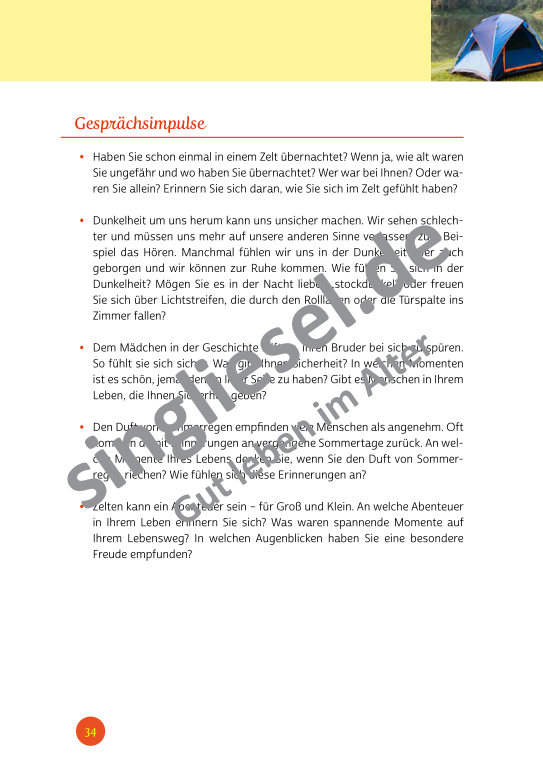 Beispielseiten der PDF: Kurzaktivierungen im Sommer - Beschätigungen für Senioren zum Thema Wald und Wiese Beispielseiten der PDF: Kurzaktivierungen im Sommer - Beschätigungen für Senioren zum Thema Wald und Wiese