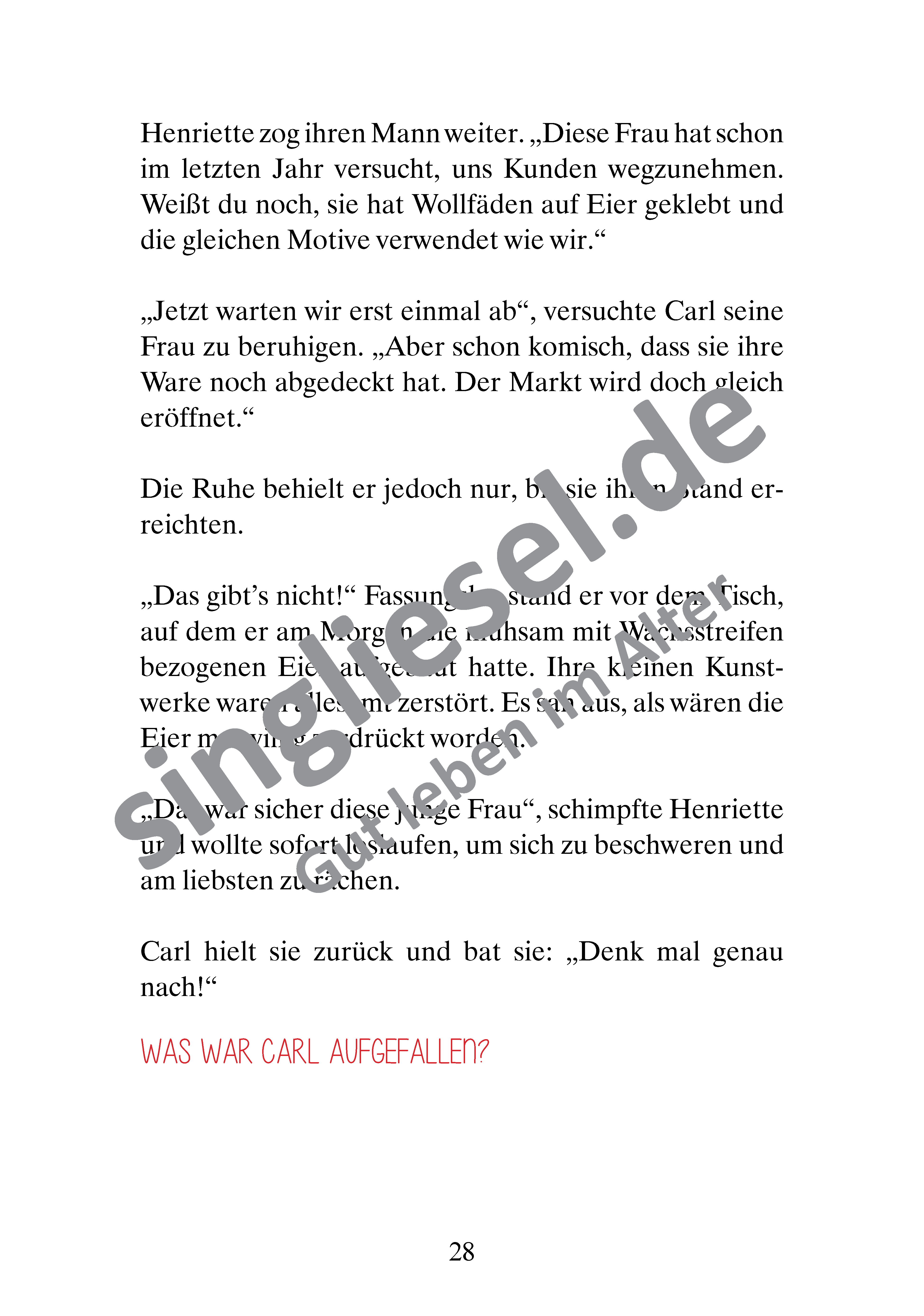 Beispielseiten aus Dem Täter auf der Spur - Krimi-Geschichten zum Vorlesen für Senioren als PDF-Download Beispielseiten aus Dem Täter auf der Spur - Krimi-Geschichten zum Vorlesen für Senioren als PDF-Download