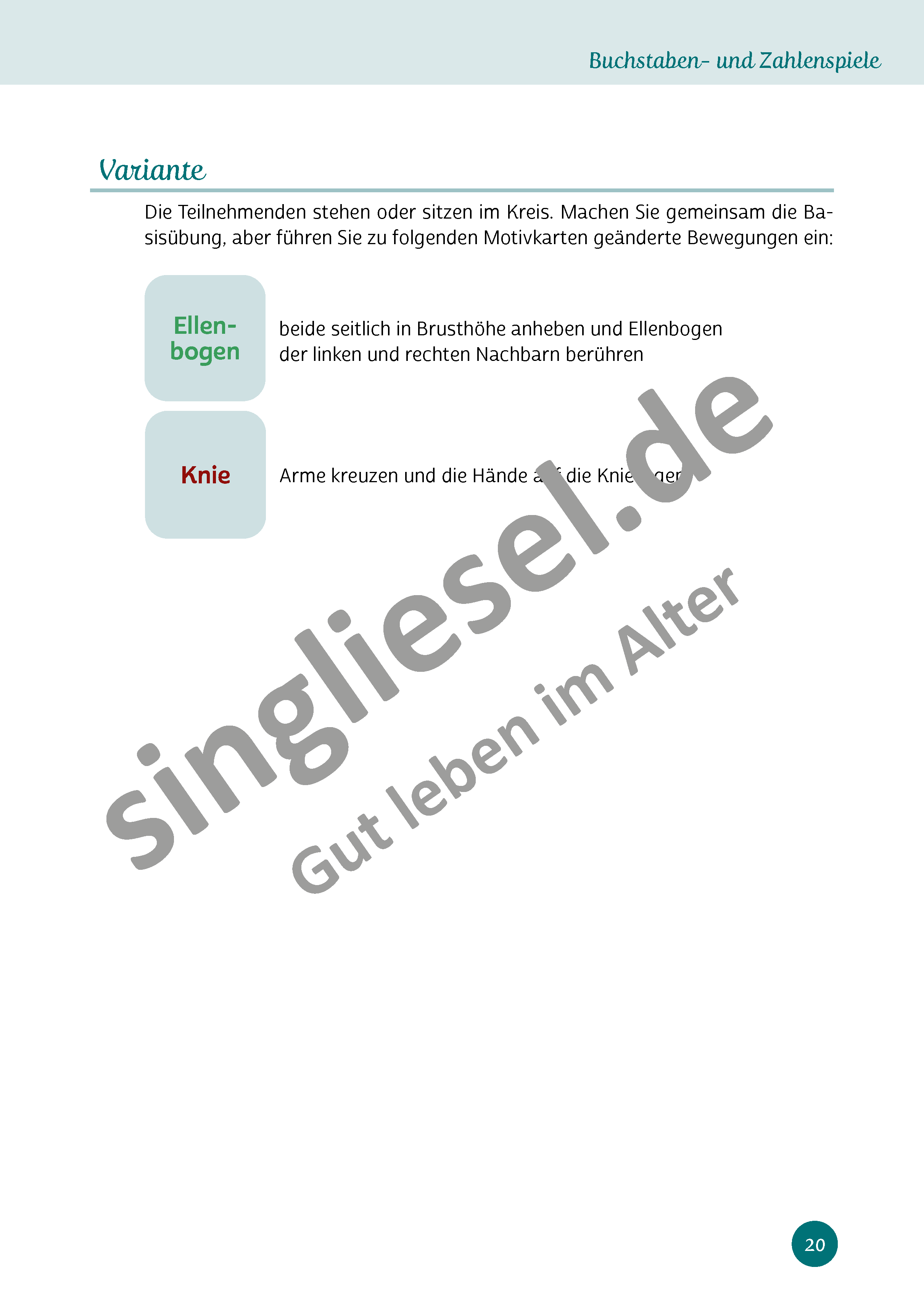 ESD-0001-661-003_Aktives-Gedaechtnistraining-fuer-Senioren_Buchstaben-und-Zahlenspiele_Seite_21_Koerper-in-Aktion-Fortsetzung Aktives Gedächtnistraining für Senioren. Buchstaben- und Zahlenspiele. Körper in Aktion Variante