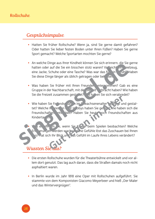 Beispielseiten der PDF: Kurzaktivierungen im Sommer - Beschätigungen für Senioren zum Thema kunterbunter Sommer Beispielseiten der PDF: Kurzaktivierungen im Sommer - Beschätigungen für Senioren zum Thema kunterbunter Sommer