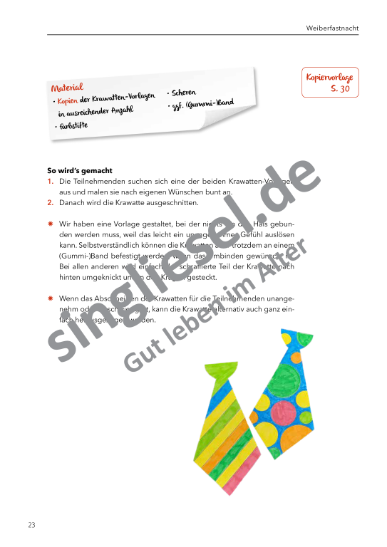 Beispielseiten aus: Von Neujahr bis Fasching  - Aktivierungspaket zu Festen und Bräuche für Senioren als PDF-Download Beispielseiten aus: Von Neujahr bis Fasching  - Aktivierungspaket zu Festen und Bräuche für Senioren als PDF-Download