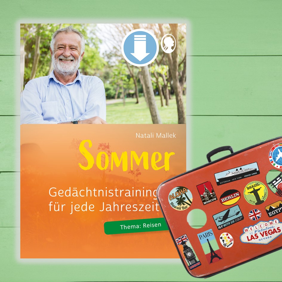 Gedächtnistraining Senioren Sommer Thema Reise