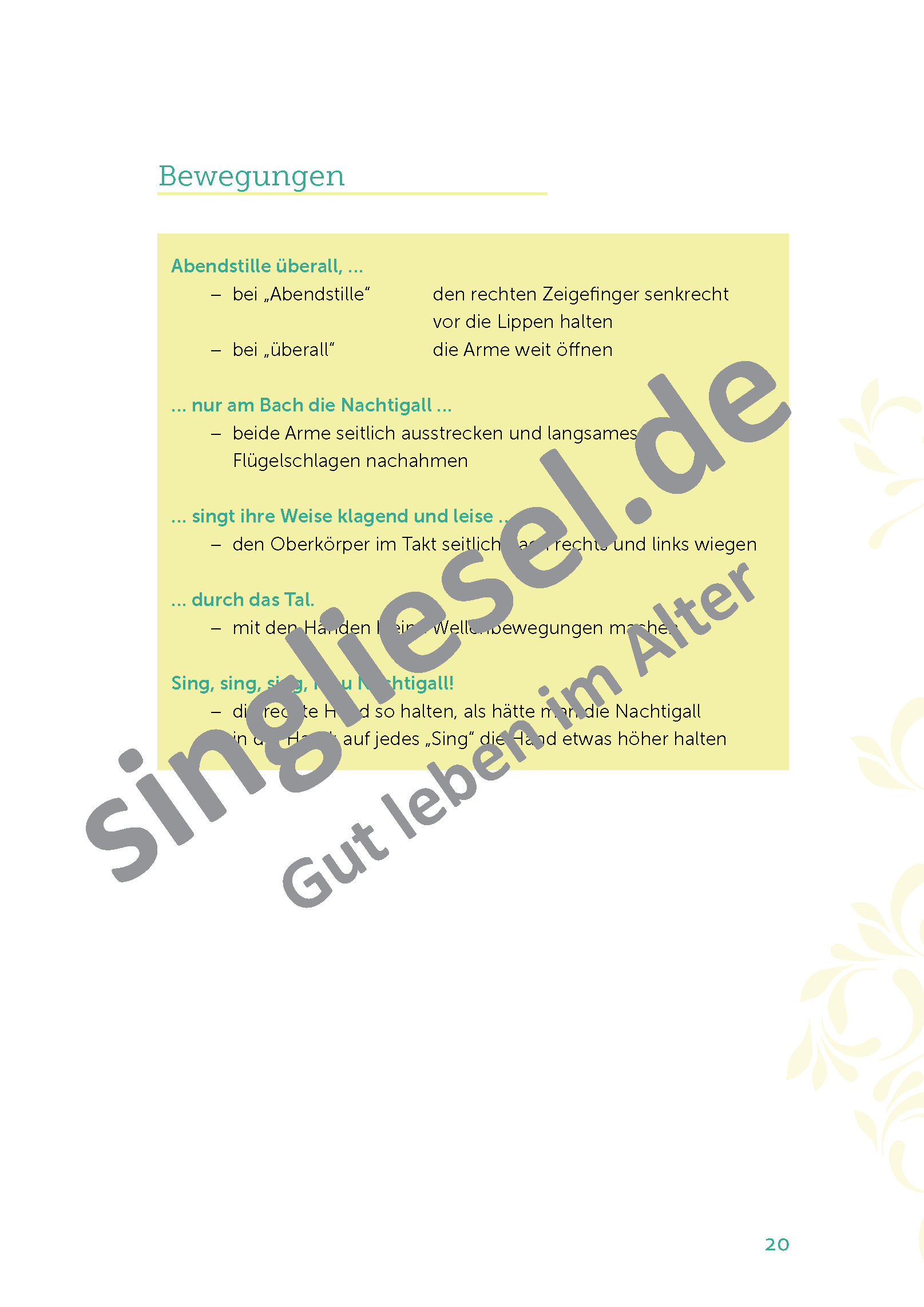 ESD-001-097-003_Seite_21rGVDxZANUoBhY Abendstille überall Seite 2 Sitztanz Geschichten für Senioren Mit Noten Band 3 Sofort-Download als PDF