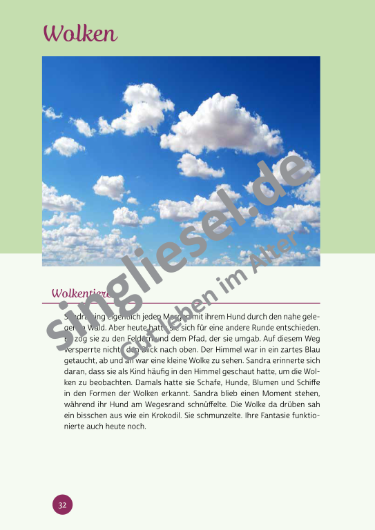 Beispielseiten der PDF: Kurzaktivierungen im Frühling - Beschätigungen für Senioren zum Thema kunterbunter Frühling Beispielseiten der PDF: Kurzaktivierungen im Frühling - Beschätigungen für Senioren zum Thema kunterbunter Frühling