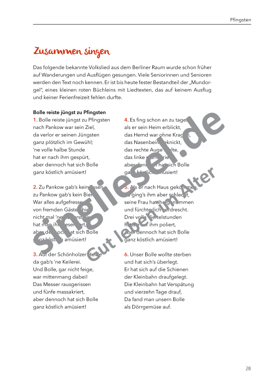 Beispielseiten aus: Von Ostern bis Pfingsten  - Aktivierungspaket zu Festen und Bräuche für Senioren als PDF-Download Beispielseiten aus: Von Ostern bis Pfingsten  - Aktivierungspaket zu Festen und Bräuche für Senioren als PDF-Download