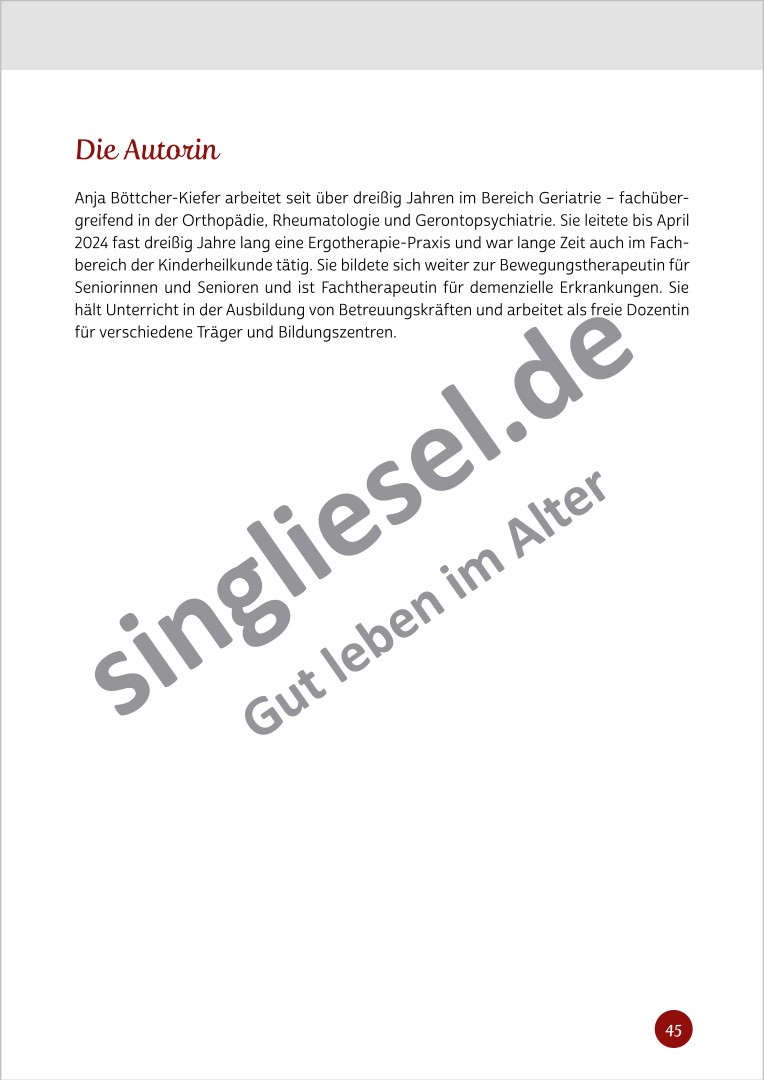 Beispielseite aus dem Buch Lebensgeschichte aktivieren - Kurzaktivierungen für Bettlägerige mit Demenz als PDF-Download