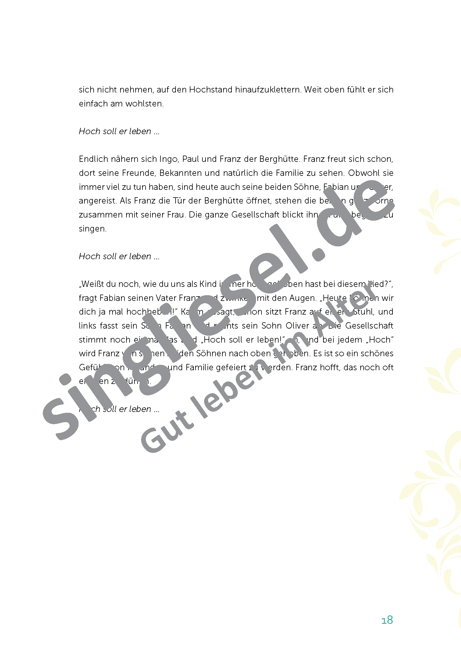 ESD-001-097-003_Seite_19QrrCbYIjXtKOQ Hoch soll er leben Seite 4 Sitztanz Geschichten für Senioren Mit Noten Band 3 Sofort-Download als PDF