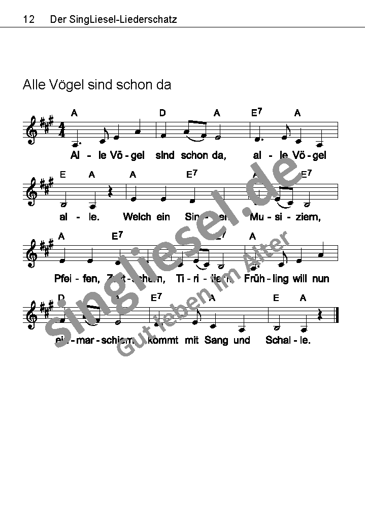 Alle-Voegel-sind-schon-da-Text-mit-Noten Die schönsten Frühlingslieder Alle Vögel sind schon da Noten