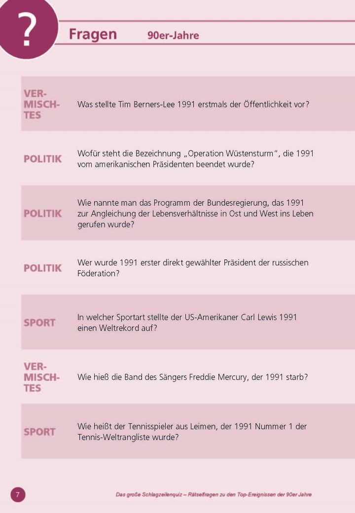 ESD-0001-039-005_Vorschau-7 Das große Schlagzeilen Quiz 90er – Quiz-Spiel für Senioren zum gemeinsamen Raten