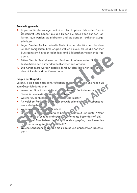 Beispielseiten: Vom Spätsommer bis Reformationstag  - Aktivierungspaket zu Festen und Bräuche für Senioren als PDF-Download Beispielseiten: Vom Spätsommer bis Reformationstag  - Aktivierungspaket zu Festen und Bräuche für Senioren als PDF-Download