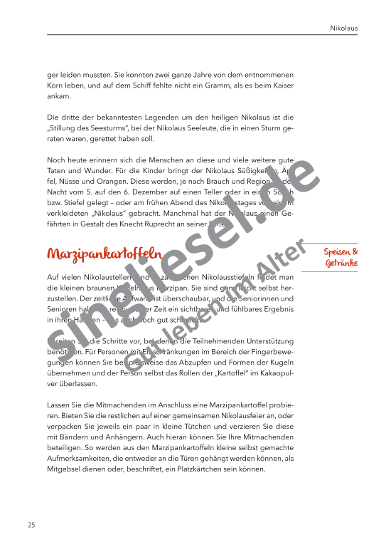 Beispielseiten: Von Allerheiligen bis Nikolaus - Aktivierungspaket zu Festen und Bräuche für Senioren als PDF-Download Beispielseiten: Von Allerheiligen bis Nikolaus - Aktivierungspaket zu Festen und Bräuche für Senioren als PDF-Download