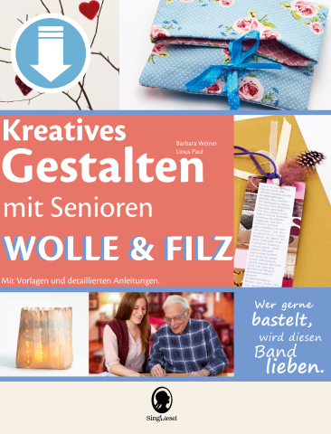 Beispielseite 1 aus einem PDF-Buch mit Bastel-Ideen für Senioren – kreative Beschäftigung und Aktivierung mit einfachen Materialien Beispielseite 1 aus einem PDF-Buch mit Bastel-Ideen für Senioren – kreative Beschäftigung und Aktivierung mit einfachen Materialien