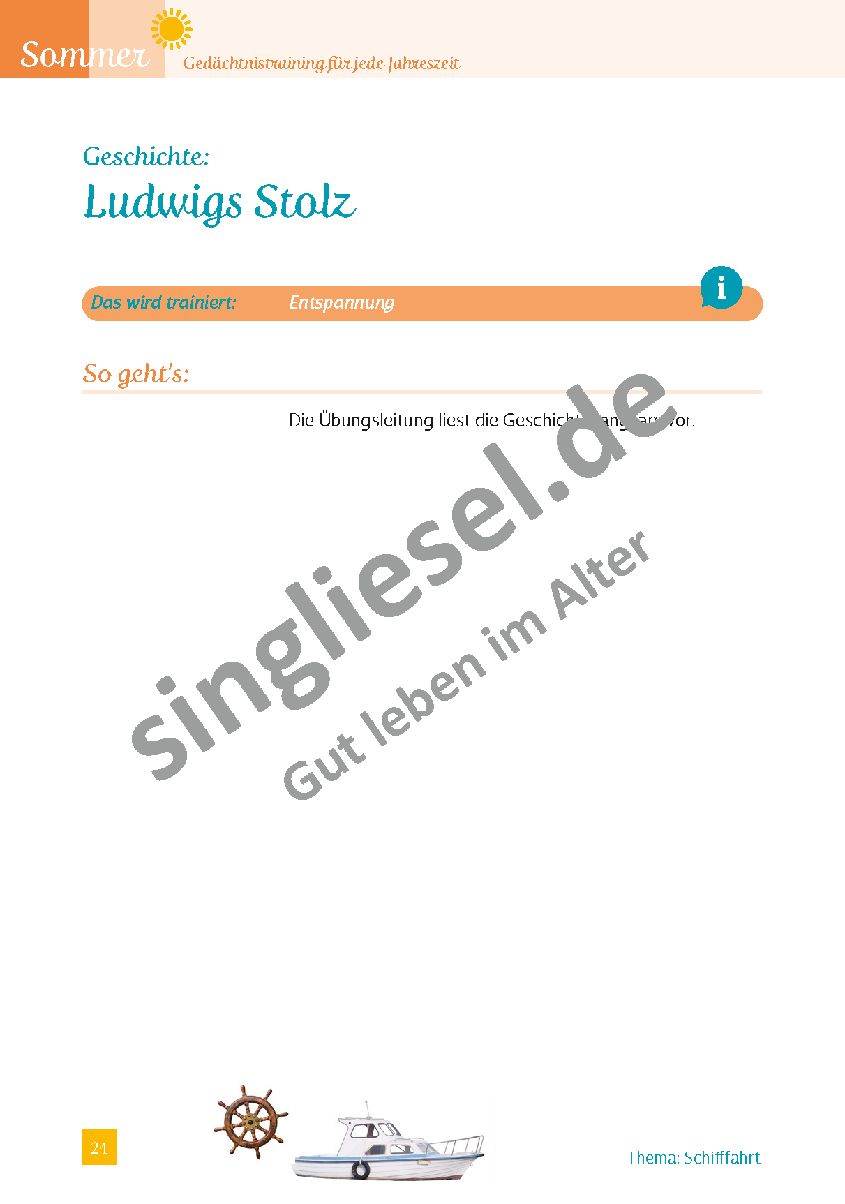 Beispielbild für Gedächtnistraining für Senioren mit Demenz - Kopiervorlagen zum Thema Reisen und Urlaub als PDF-Download Beispielbild für Gedächtnistraining für Senioren mit Demenz - Kopiervorlagen zum Thema Reisen und Urlaub als PDF-Download