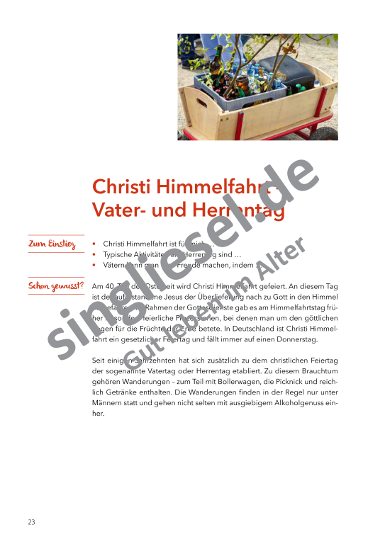 Beispielseiten aus: Von Ostern bis Pfingsten  - Aktivierungspaket zu Festen und Bräuche für Senioren als PDF-Download Beispielseiten aus: Von Ostern bis Pfingsten  - Aktivierungspaket zu Festen und Bräuche für Senioren als PDF-Download