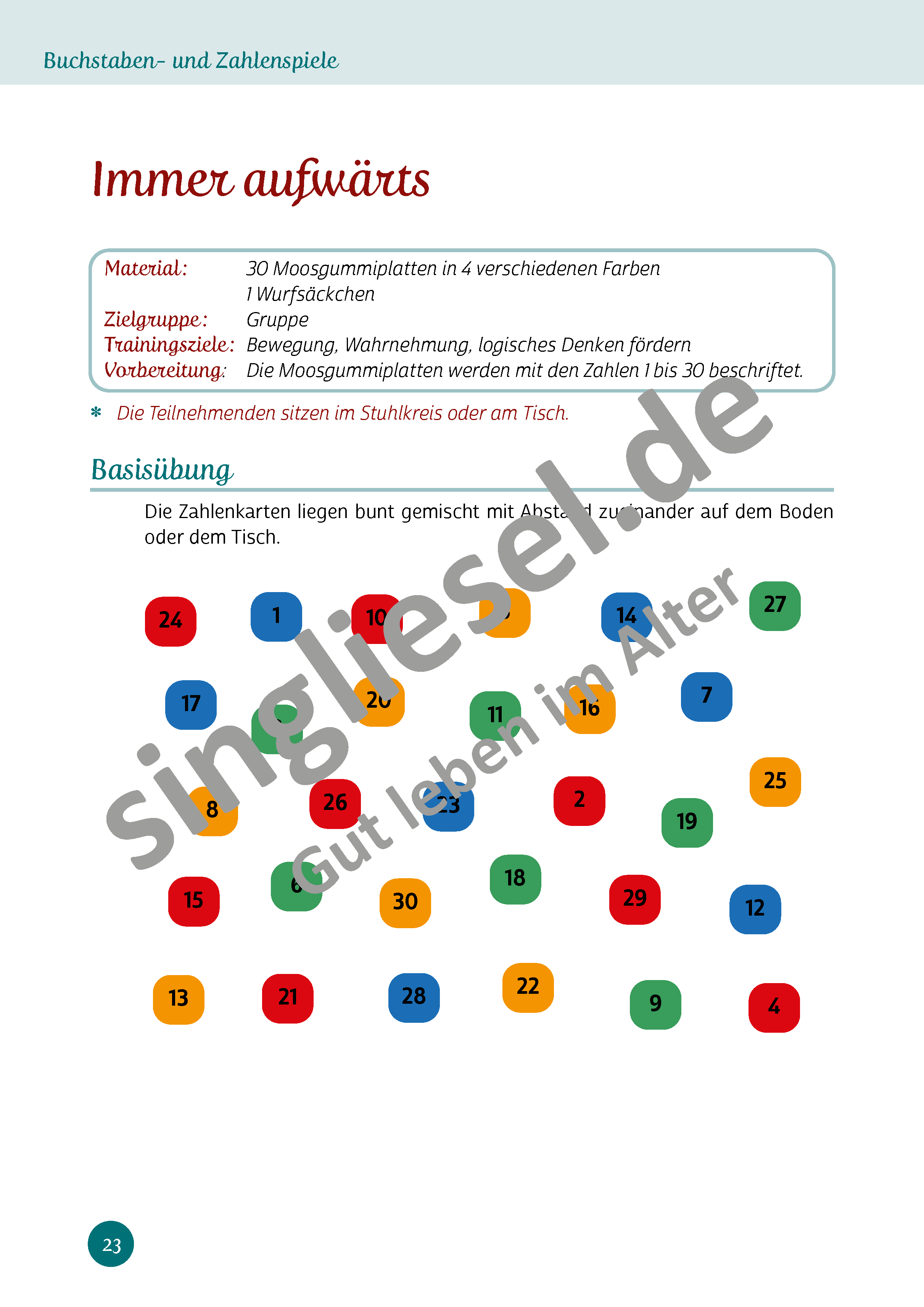 ESD-0001-661-003_Aktives-Gedaechtnistraining-fuer-Senioren_Buchstaben-und-Zahlenspiele_Seite_24_Immer-aufwaerts Aktives Gedächtnistraining für Senioren. Buchstaben- und Zahlenspiele. Immer aufwärts