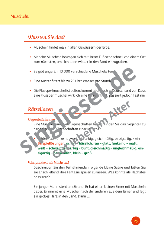 Beispielseiten der PDF: Kurzaktivierungen im Sommer - Beschätigungen für Senioren zum Thema kunterbunter Sommer Beispielseiten der PDF: Kurzaktivierungen im Sommer - Beschätigungen für Senioren zum Thema kunterbunter Sommer