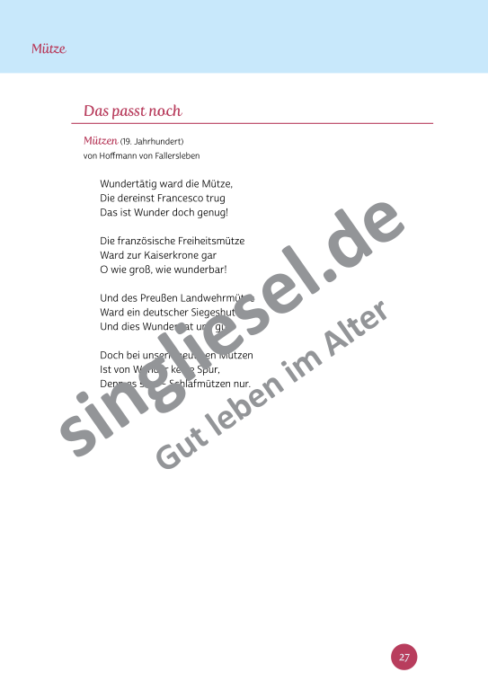 Beispielseiten aus der PDF Kurzaktivierung im Winter für Senioren mit Demenz - kreative Ideen für einen kunterbunten Winter Beispielseiten aus der PDF Kurzaktivierung im Winter für Senioren mit Demenz - kreative Ideen für einen kunterbunten Winter