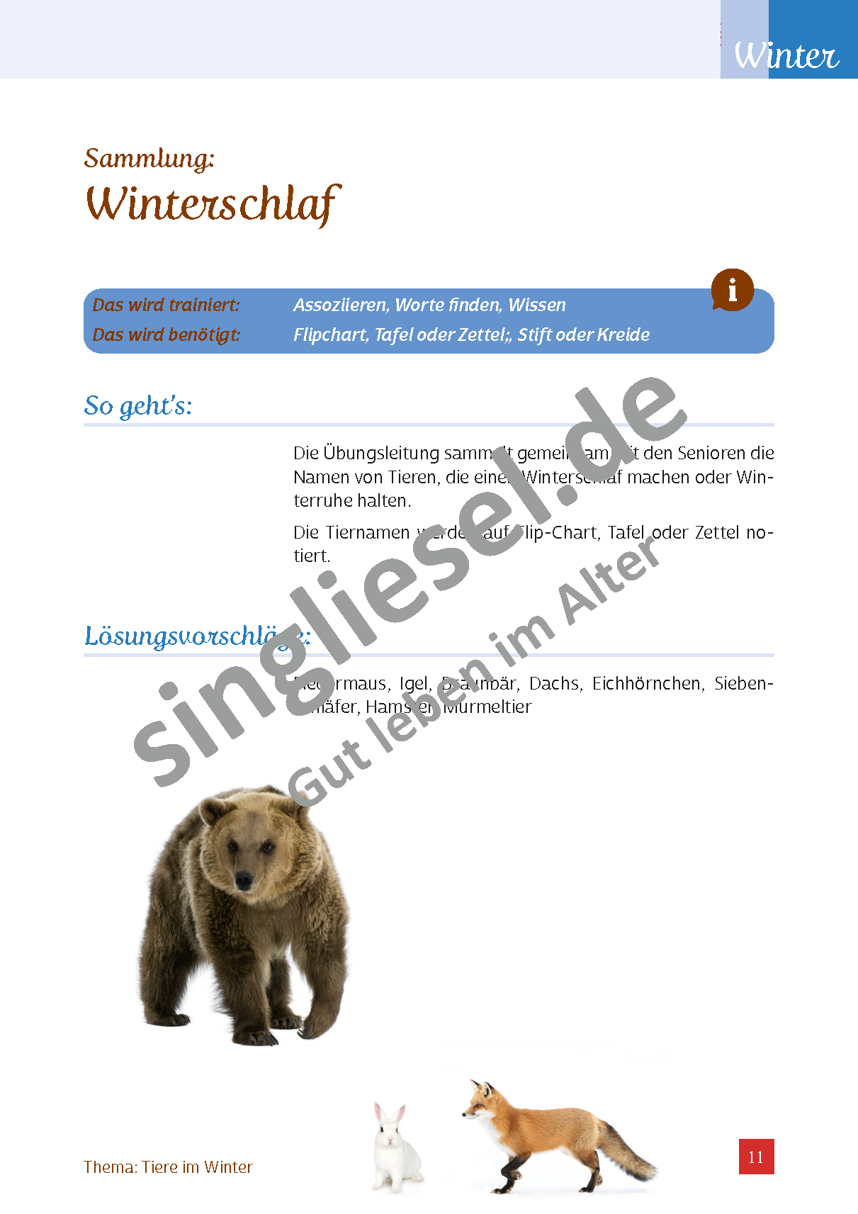 ESD-0001-025-002__Vorschau-11 Gedächtnistraining Senioren. Winter. Tiere. Sammmlung. "Winterschlaf"