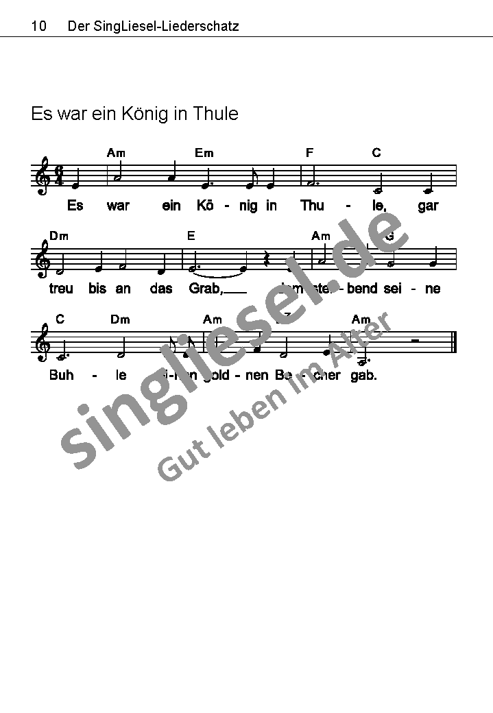 Es-war-ein-Koenig-in-Thule-Text-mit-Noten Die schönsten Abschiedslieder Es war ein König in Thule Noten