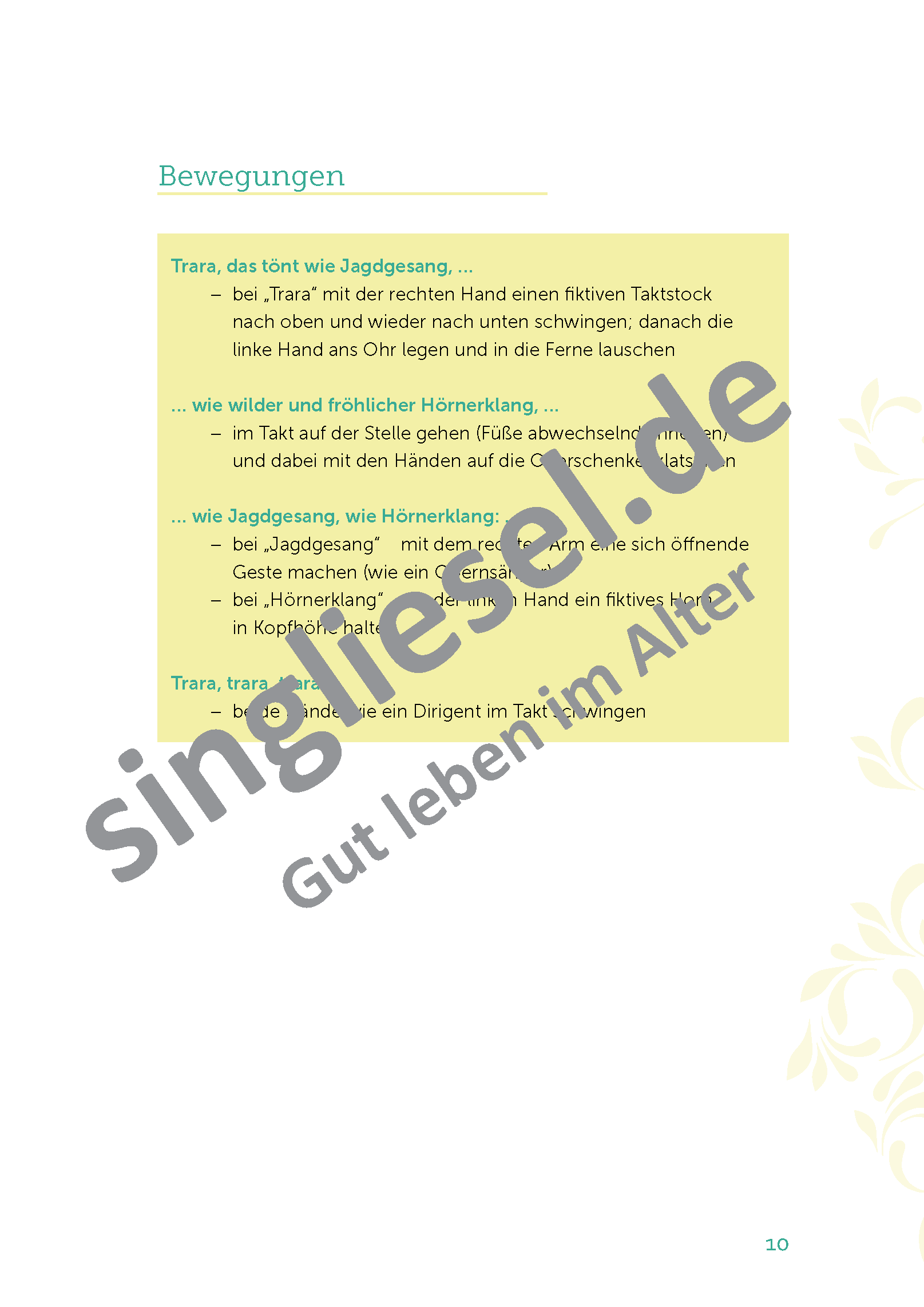 ESD-001-097-003_Seite_11qAFFD1X4Wh1XE Trara, das tönt wie Jagdgesang Seite 2 Sitztanz Geschichten für Senioren Mit Noten Band 3 Sofort-Download als PDF