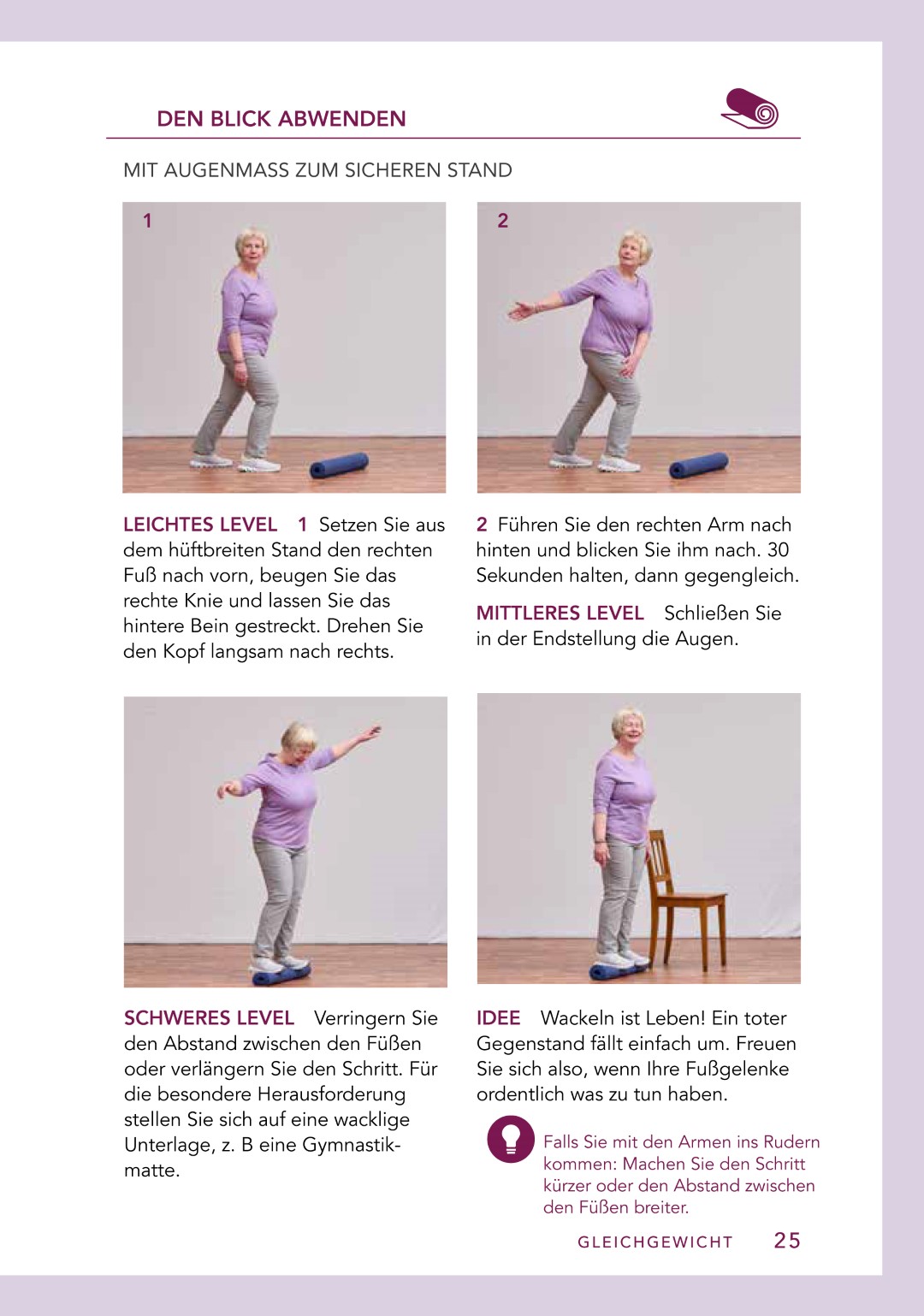 Balance-Training für Senioren