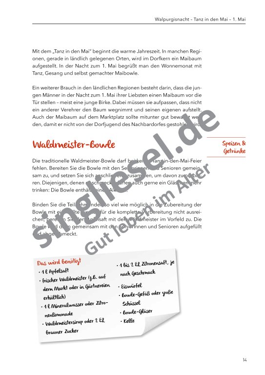 Beispielseiten aus: Von Ostern bis Pfingsten  - Aktivierungspaket zu Festen und Bräuche für Senioren als PDF-Download Beispielseiten aus: Von Ostern bis Pfingsten  - Aktivierungspaket zu Festen und Bräuche für Senioren als PDF-Download
