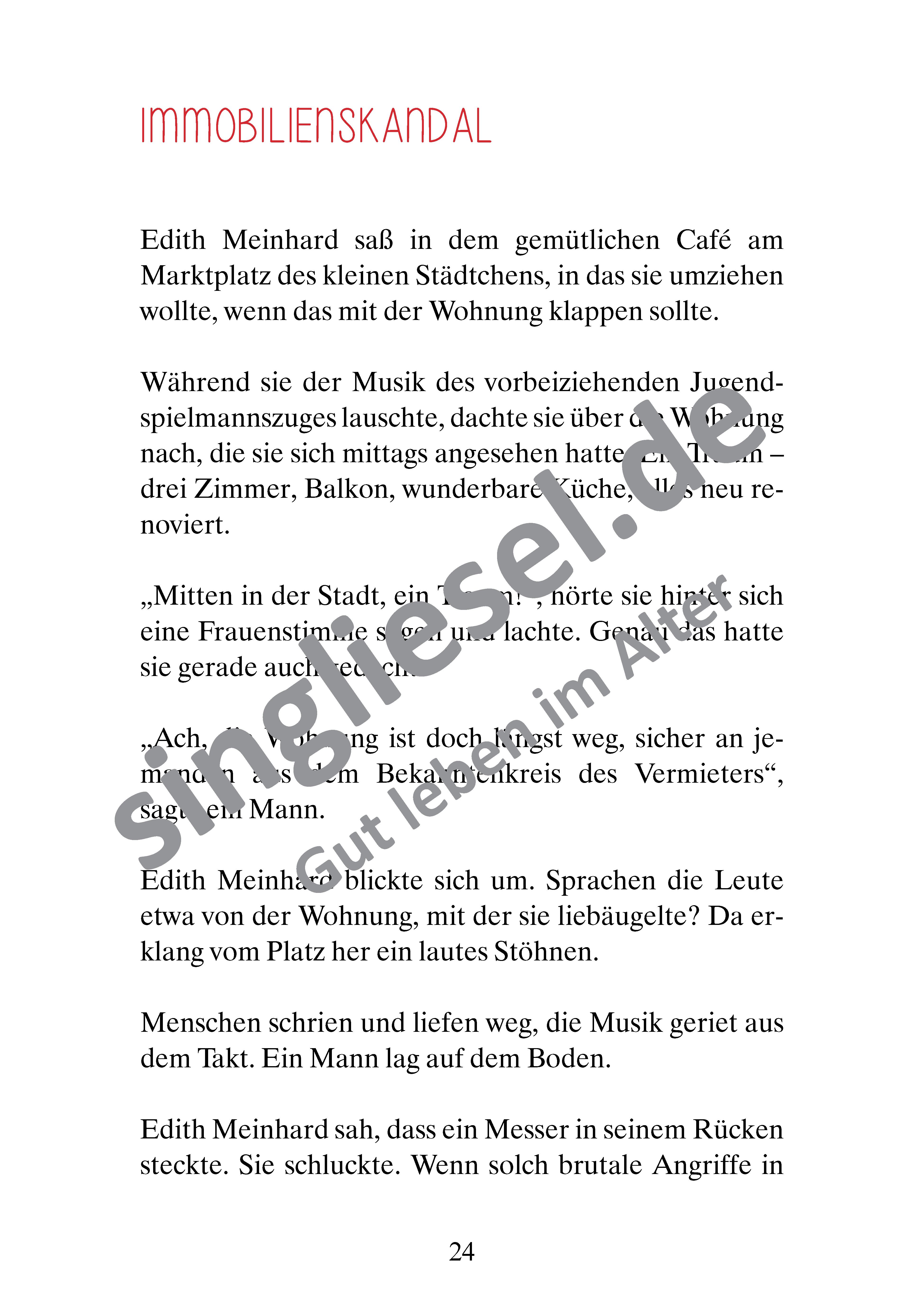 Beispielseiten aus Dem Täter auf der Spur - Krimi-Geschichten zum Vorlesen für Senioren als PDF-Download Beispielseiten aus Dem Täter auf der Spur - Krimi-Geschichten zum Vorlesen für Senioren als PDF-Download