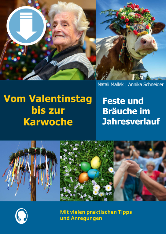Beispielseiten aus: Vom Valentinstag bis zur Karwoche  - Aktivierungspaket zu Festen und Bräuche für Senioren als PDF-Download Beispielseiten aus: Vom Valentinstag bis zur Karwoche  - Aktivierungspaket zu Festen und Bräuche für Senioren als PDF-Download