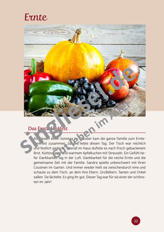 Beispielseiten der PDF: Kurzaktivierungen im Herbst - Beschätigungen für Senioren zum Thema Haus und Garten Beispielseiten der PDF: Kurzaktivierungen im Herbst - Beschätigungen für Senioren zum Thema Haus und Garten