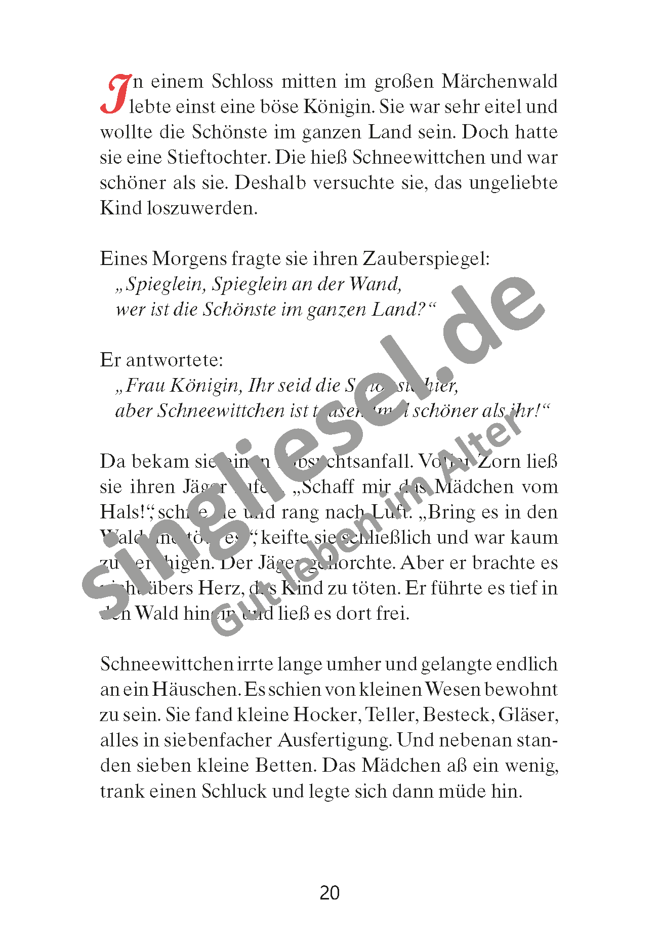 ESD-0001-054-001-Wasserzeichen_Seite_21 Märchen für Senioren. "Schneewittchen“ u.v.m. (PDF) Vorlesegeschichte Seite 1