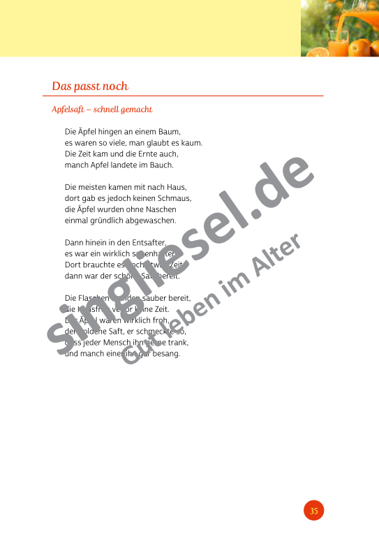 Beispielseiten der PDF: Kurzaktivierungen im Sommer - Beschätigungen für Senioren zum Thema kunterbunter Sommer Beispielseiten der PDF: Kurzaktivierungen im Sommer - Beschätigungen für Senioren zum Thema kunterbunter Sommer