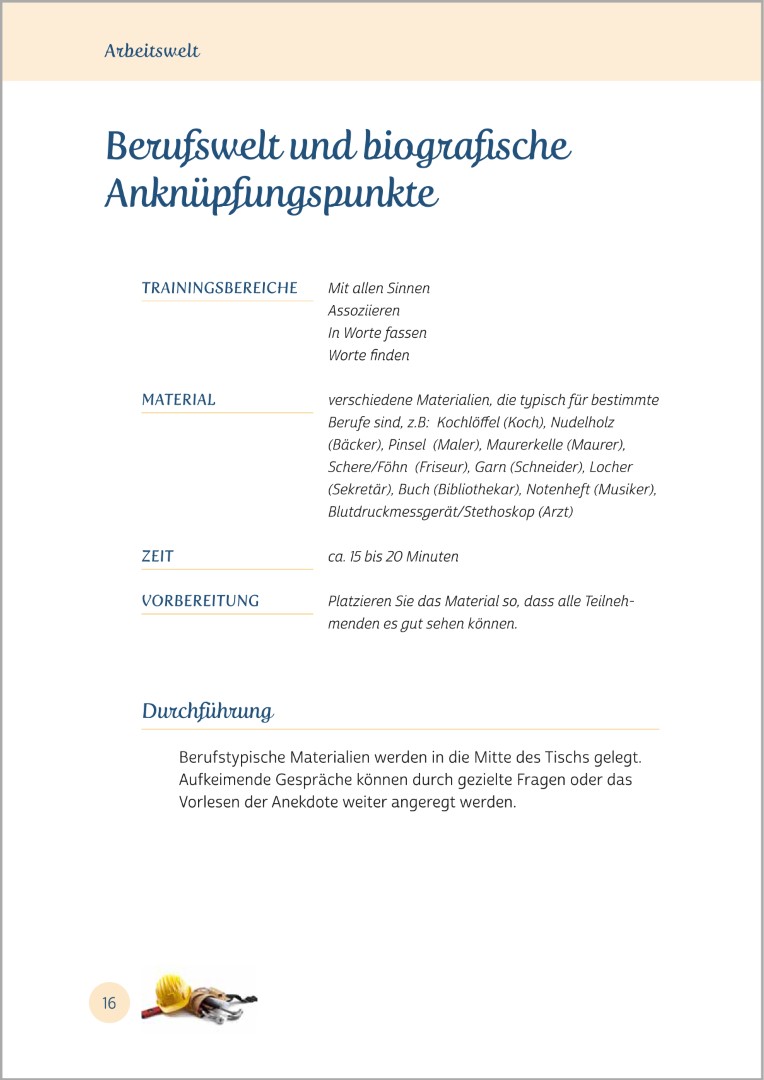 Beispielseite aus Gedächtnistraining für Senioren "Kluge Kerle". Gezeigt wird eine Gedächtnisübung für ältere Männer und Senioren.