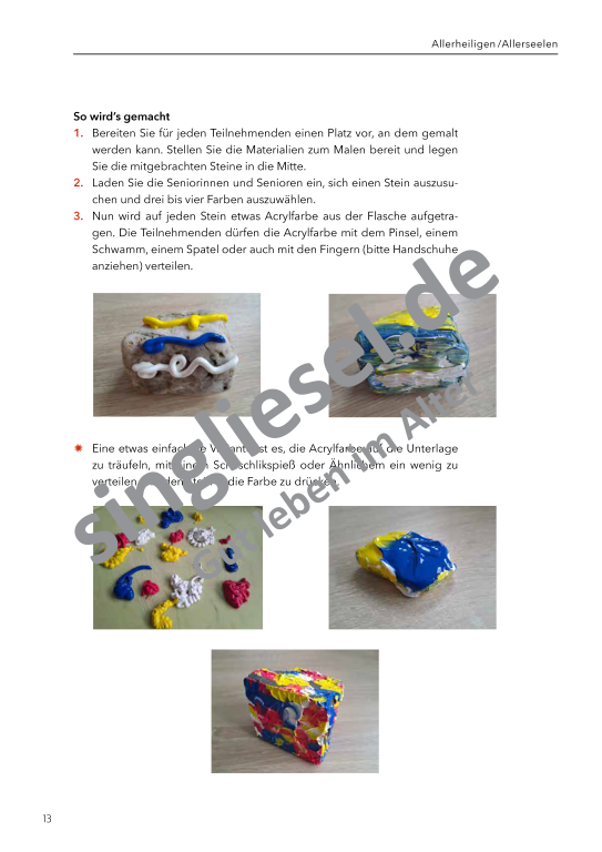 Beispielseiten: Von Allerheiligen bis Nikolaus - Aktivierungspaket zu Festen und Bräuche für Senioren als PDF-Download Beispielseiten: Von Allerheiligen bis Nikolaus - Aktivierungspaket zu Festen und Bräuche für Senioren als PDF-Download