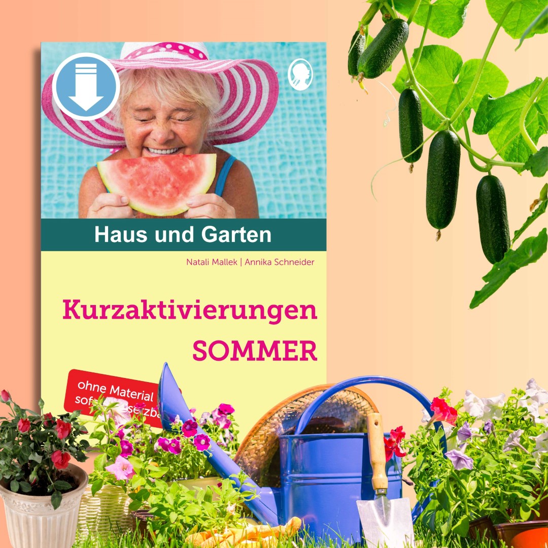 Cover des im Blogbeitrag „Der Sommer kann kommen“ vorgestellten Artikels mit dem Titel: Haus und Garten – Kurzaktivierungen Sommer