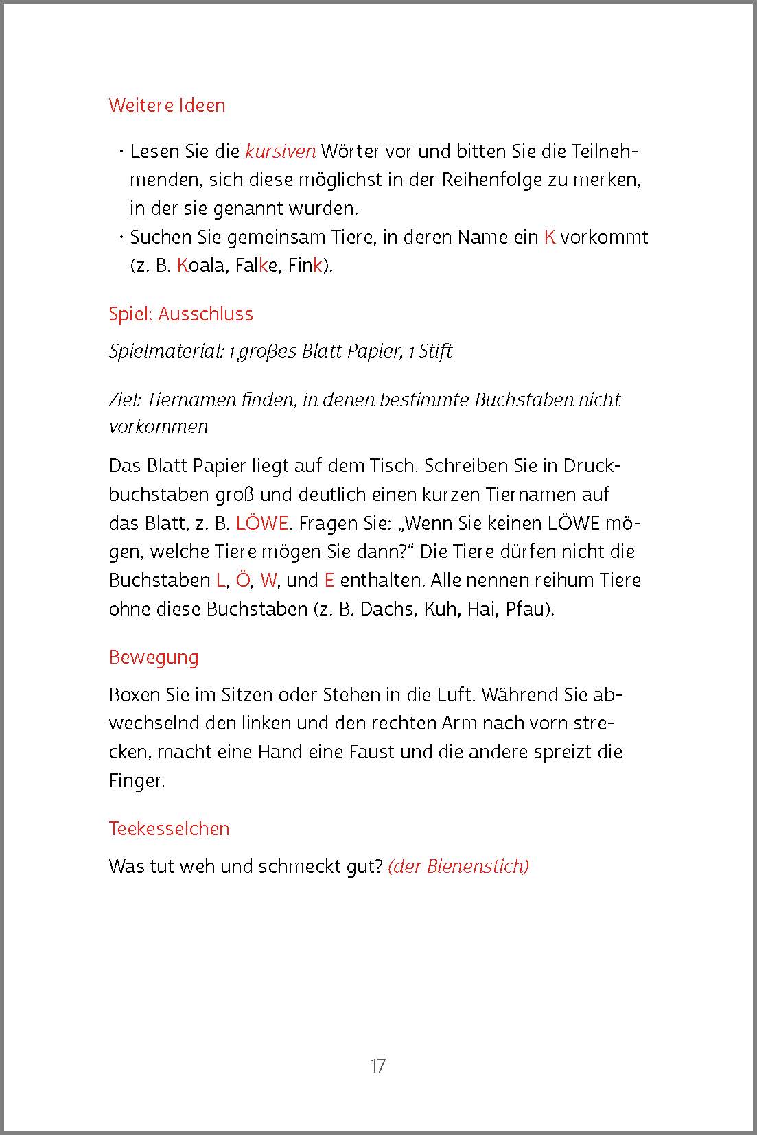Beispielseite aus "Gedächtnistraining rund um Tiere" "Der Mensch und seine Haustiere"