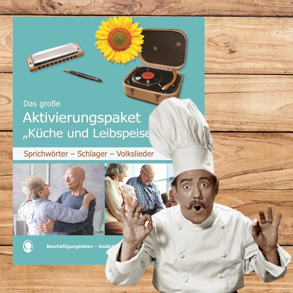 Cover: Aktivierungspaket zum Thema Küche und Essen - Beschäftigungsideen für Senioren als PDF-Download Cover: Aktivierungspaket zum Thema Küche und Essen - Beschäftigungsideen für Senioren als PDF-Download