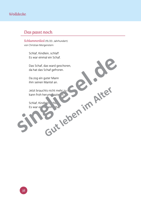 Beispielseiten aus der PDF Kurzaktivierungen im Winter für Senioren mit Demenz - kreative Ideen für gemütliche Winterstunden Beispielseiten aus der PDF Kurzaktivierungen im Winter für Senioren mit Demenz - kreative Ideen für gemütliche Winterstunden