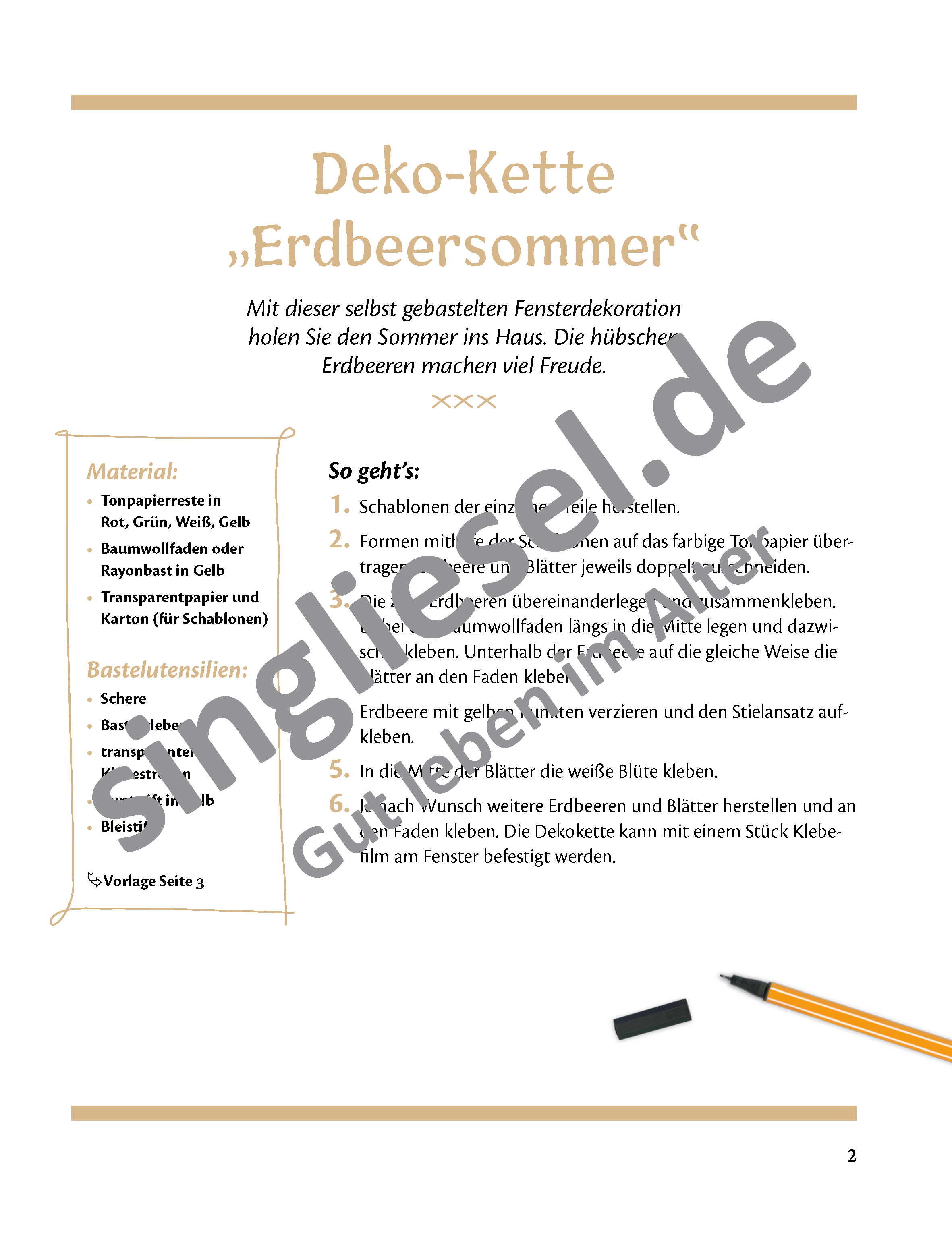 ESD-0001-083-044_Seite_3 Anleitung Erdbeer Deko-Kette SingLiesel - Anleitungen für Senioren mit Demenz