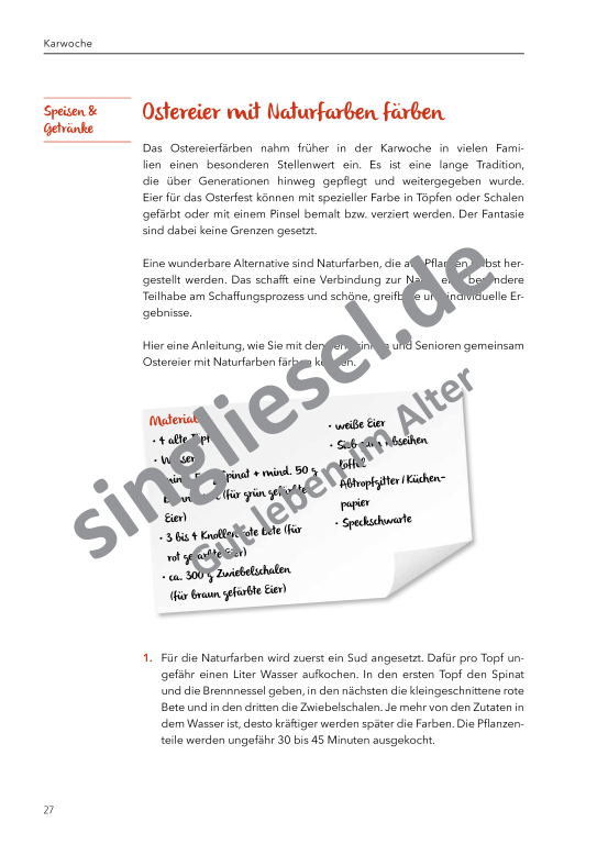 Beispielseiten aus: Vom Valentinstag bis zur Karwoche  - Aktivierungspaket zu Festen und Bräuche für Senioren als PDF-Download Beispielseiten aus: Vom Valentinstag bis zur Karwoche  - Aktivierungspaket zu Festen und Bräuche für Senioren als PDF-Download