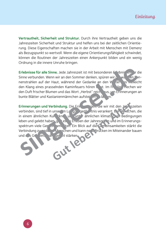 Beispielseiten aus der PDF Kurzaktivierung im Winter für Senioren mit Demenz - kreative Ideen für einen kunterbunten Winter Beispielseiten aus der PDF Kurzaktivierung im Winter für Senioren mit Demenz - kreative Ideen für einen kunterbunten Winter