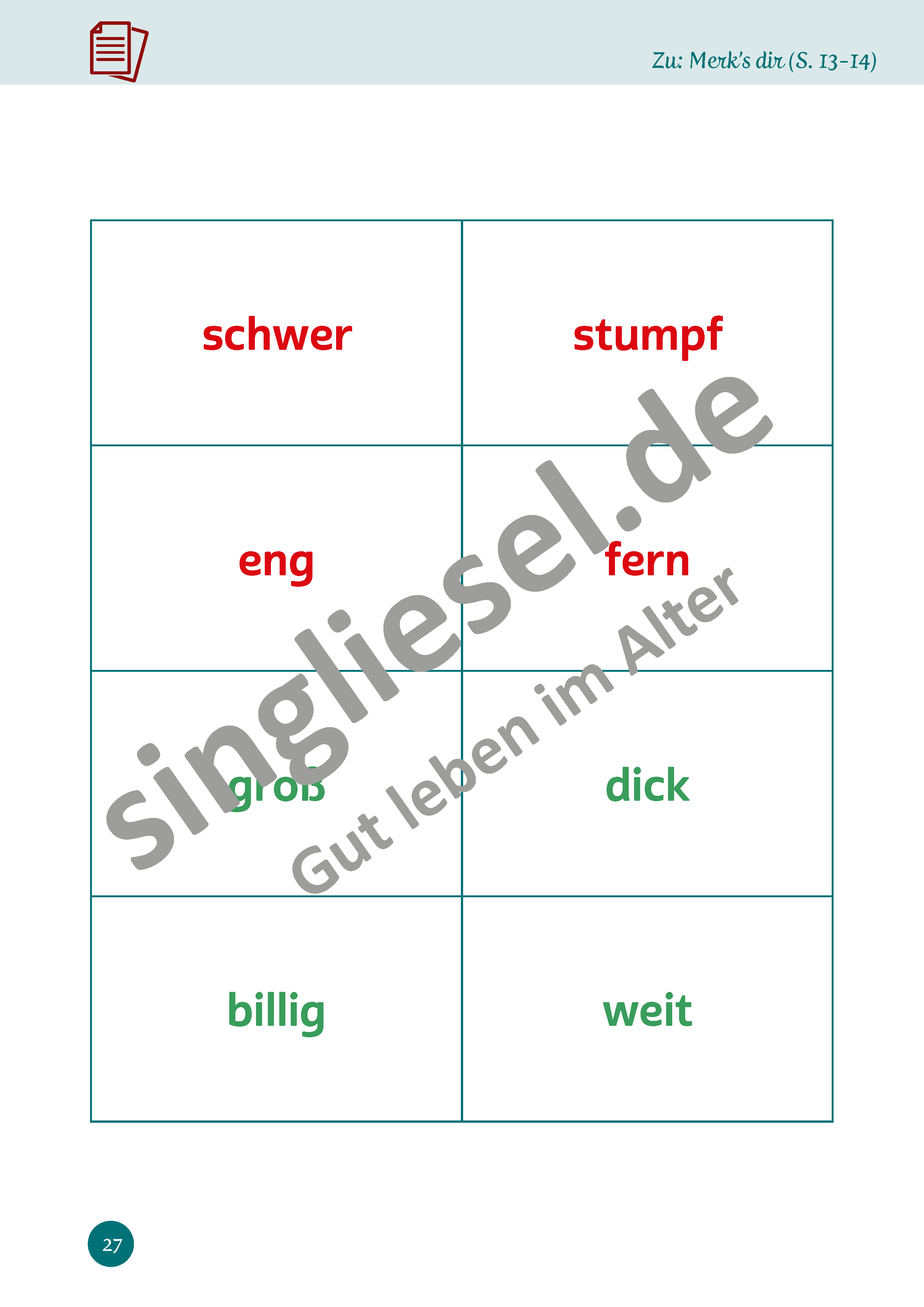 ESD-0001-661-003_Aktives-Gedaechtnistraining-fuer-Senioren_Buchstaben-und-Zahlenspiele_Seite_28_Kopiervorlage-Merk-s-dir-2 Aktives Gedächtnistraining für Senioren. Buchstaben- und Zahlenspiele. Kopiervorlage 2 Merk's dir