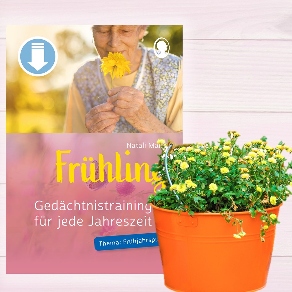Gedaechtnistraining-Senioren-Fruehling-Fruehlingsputz Gedächtnistraining für Senioren Frühling Frühjahrsputz Titel