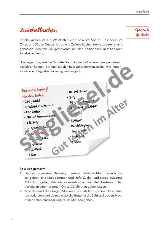 Beispielseiten: Vom Spätsommer bis Reformationstag  - Aktivierungspaket zu Festen und Bräuche für Senioren als PDF-Download Beispielseiten: Vom Spätsommer bis Reformationstag  - Aktivierungspaket zu Festen und Bräuche für Senioren als PDF-Download