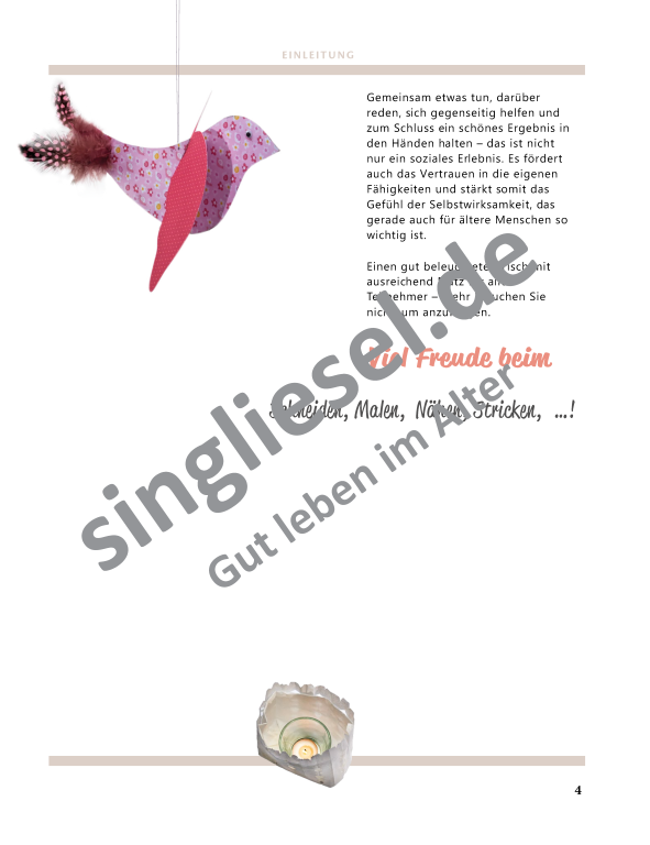 Seite 5 aus einem PDF-Buch mit Bastelideen für Senioren – einfache Handarbeiten zur Aktivierung und Beschäftigung Seite 5 aus einem PDF-Buch mit Bastelideen für Senioren – einfache Handarbeiten zur Aktivierung und Beschäftigung