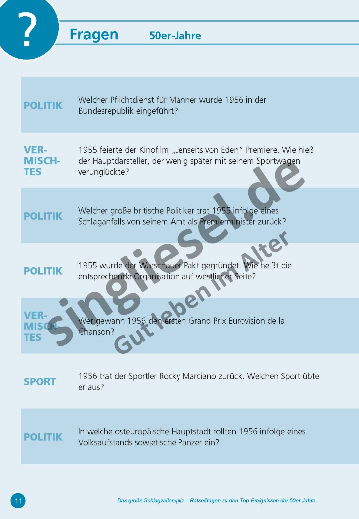 ESD-0001-039-001_Vorschau-11 Das große Schlagzeilen Quiz 50er –