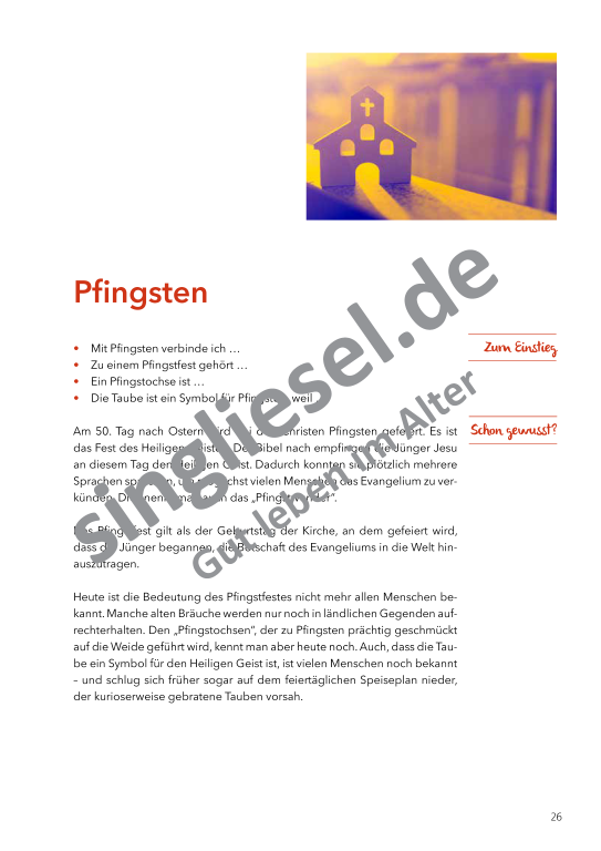 Beispielseiten aus: Von Ostern bis Pfingsten  - Aktivierungspaket zu Festen und Bräuche für Senioren als PDF-Download Beispielseiten aus: Von Ostern bis Pfingsten  - Aktivierungspaket zu Festen und Bräuche für Senioren als PDF-Download