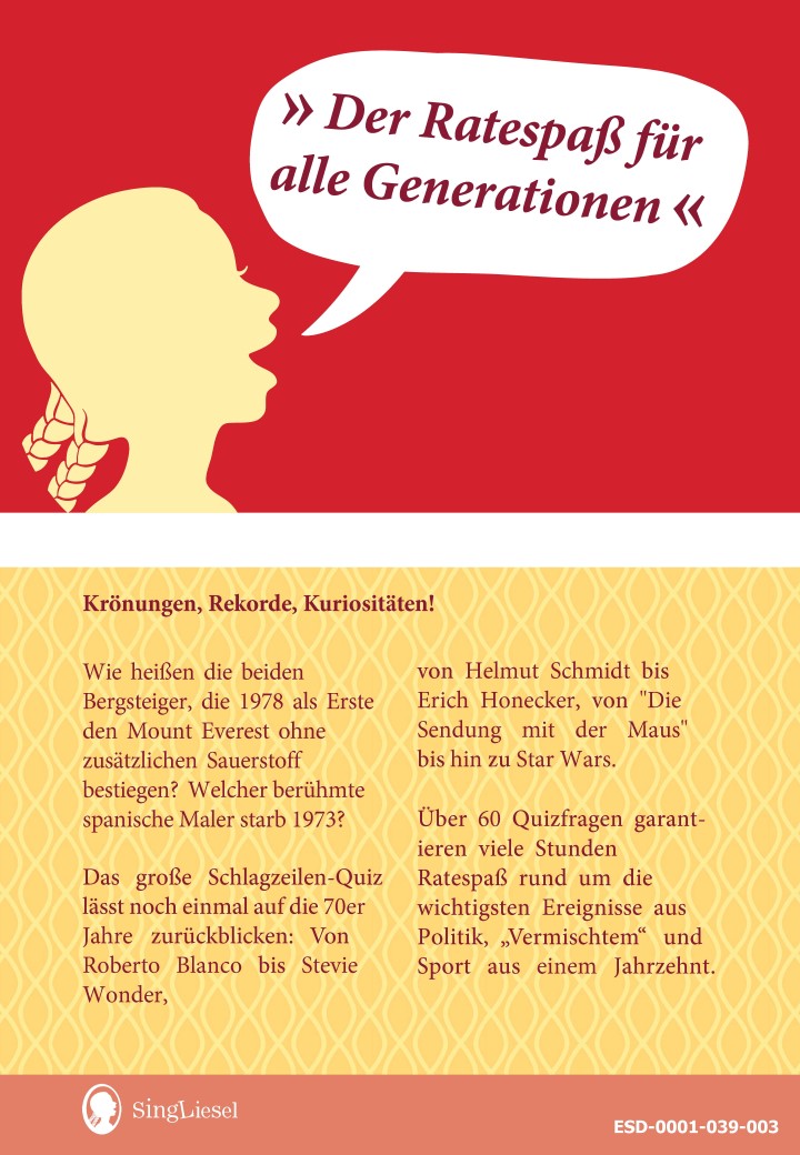 ESD-0001-039-003_U4 Das große Schlagzeilen-Quiz 70er – Als Sofort-Download fürs Handy, Tablet oder den PC