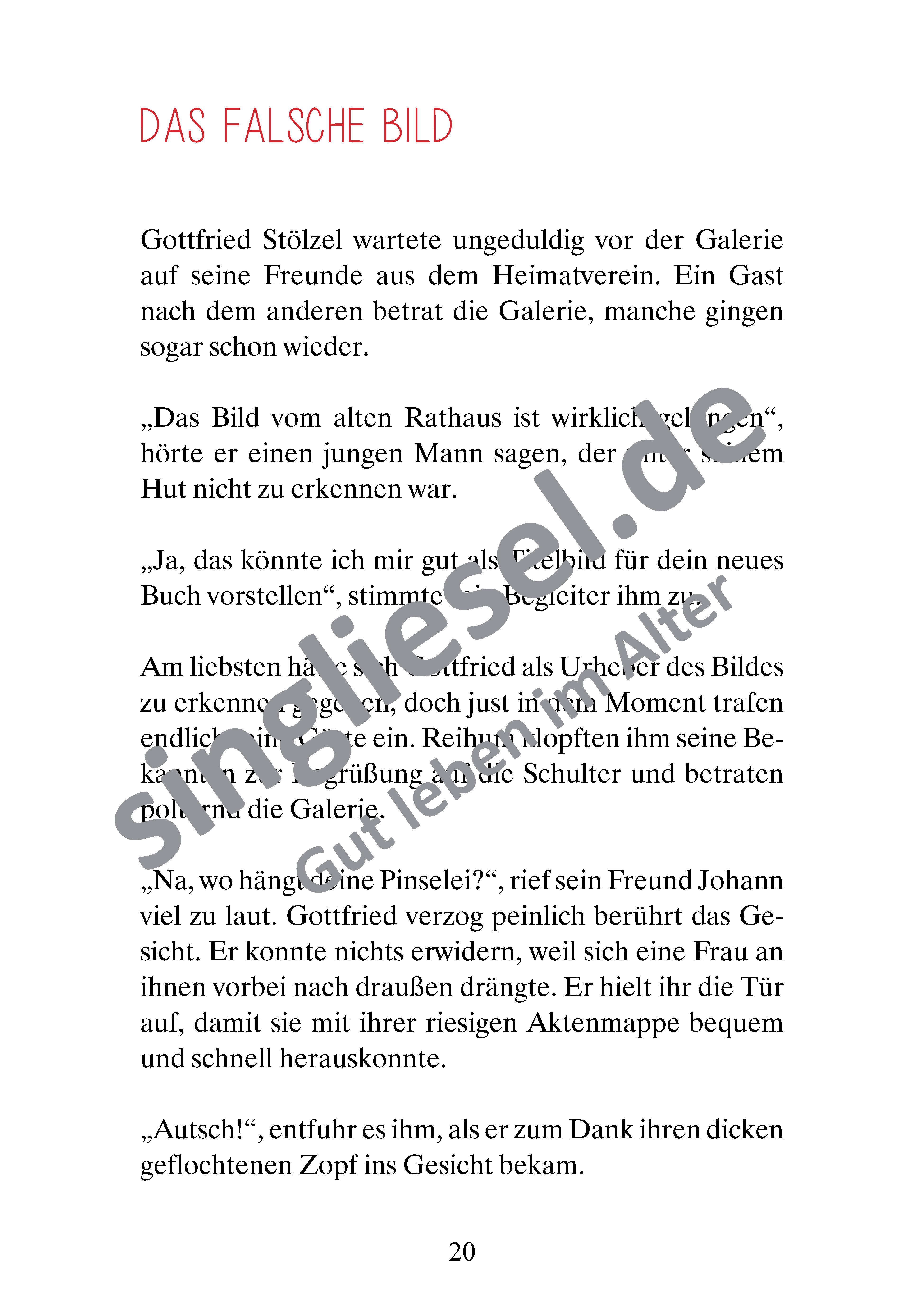 Beispielseiten aus Gelegenheit macht Diebe - Krimi-Geschichten zum Vorlesen für Senioren als PDF-Download Beispielseiten aus Gelegenheit macht Diebe - Krimi-Geschichten zum Vorlesen für Senioren als PDF-Download